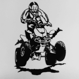 ATV Rider  Metal Wall Art