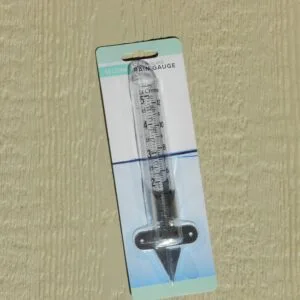 Alternative view of Lady Bug Design Rain Gauge, Rain Gauge on a Stake, Garden Rain Gauge, Rain Gauge Outdoors