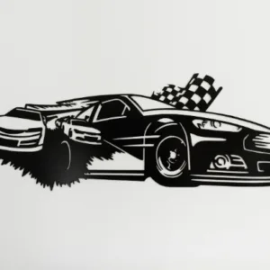 Stock Car Racer   Metal Wall Art