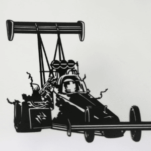 Top Fuel Racer   Metal Wall Art