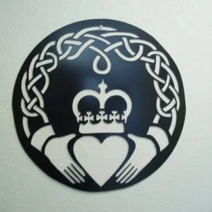 Claddagh Celtic Knot  - Metal Wall Art