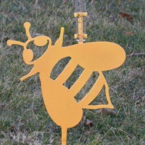 Honey Bee Design Rain Gauge Holder