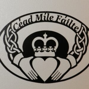 Claddagh Welcome Sign -  Cead Mile Failte