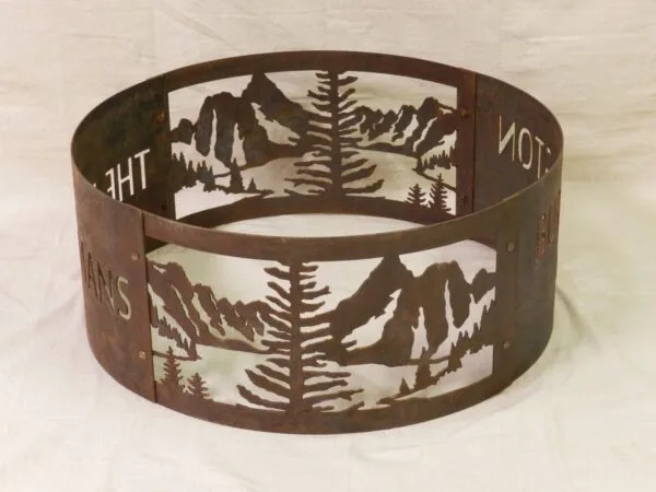 Fire Ring - Mountain Lake Design