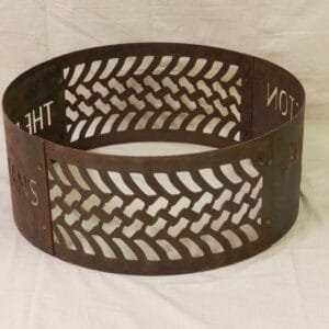 Fire Ring - Tire Tread Design