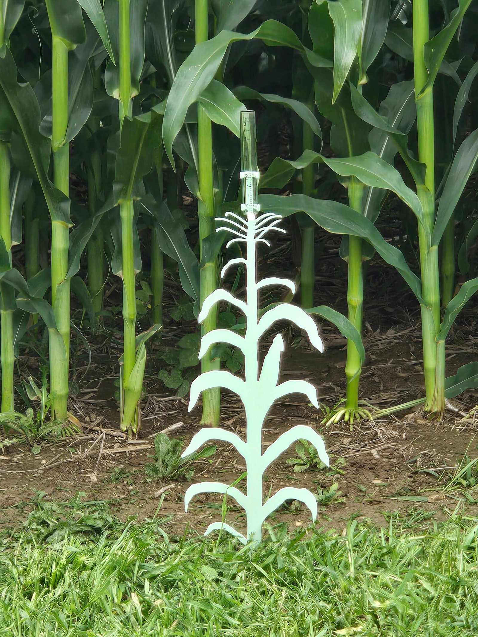 Corn Stalk Design Rain Gauge, Garden Rain Gauge, Farm Rain Gauge - Image 3