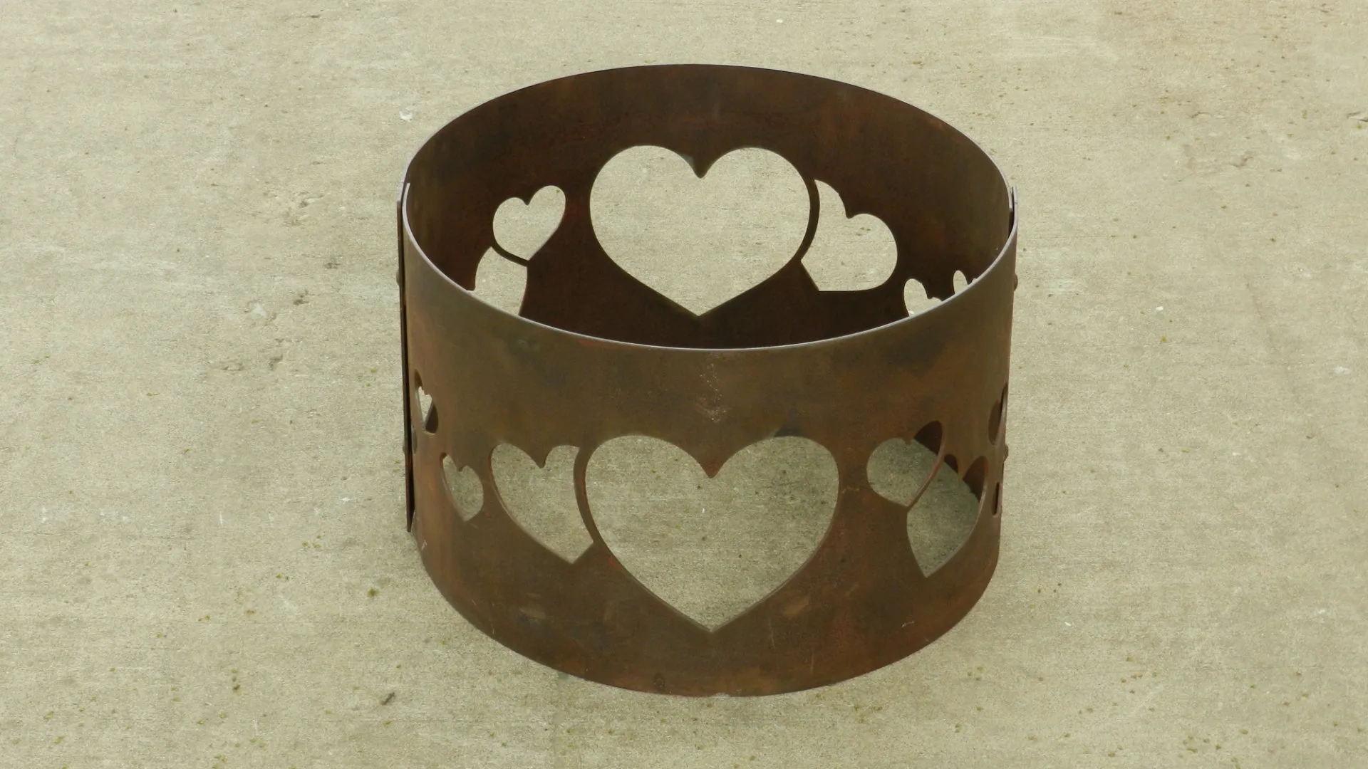Personalized Heart Shape Fire Pit - Image 11